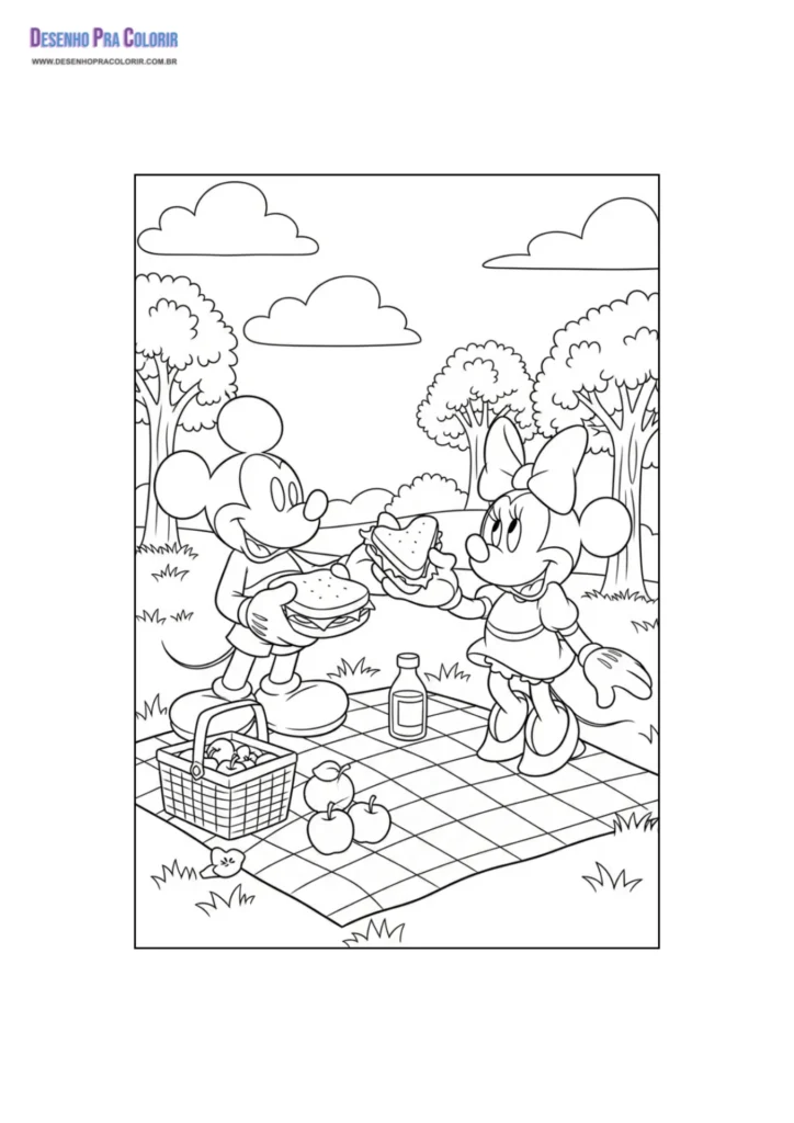 Coloriage Mickey
