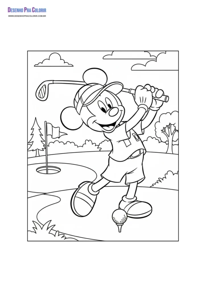 Coloriage Mickey