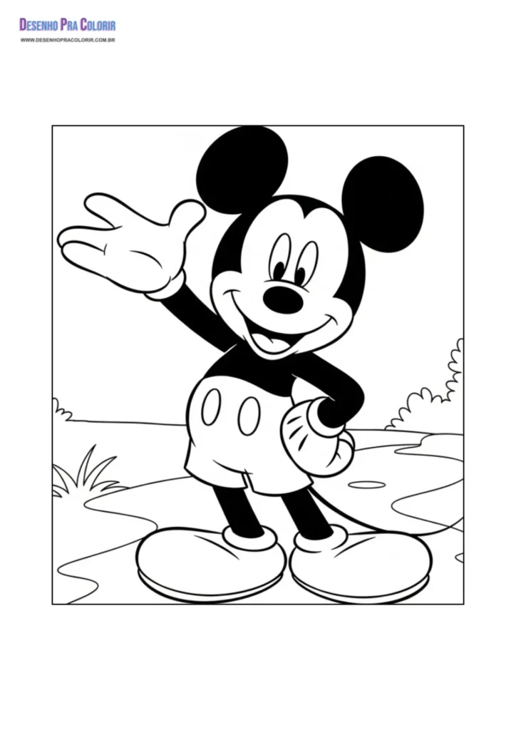 Coloriage Mickey