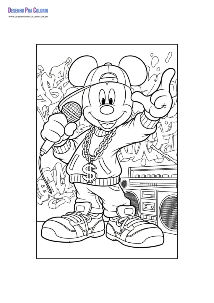 Coloriage Mickey