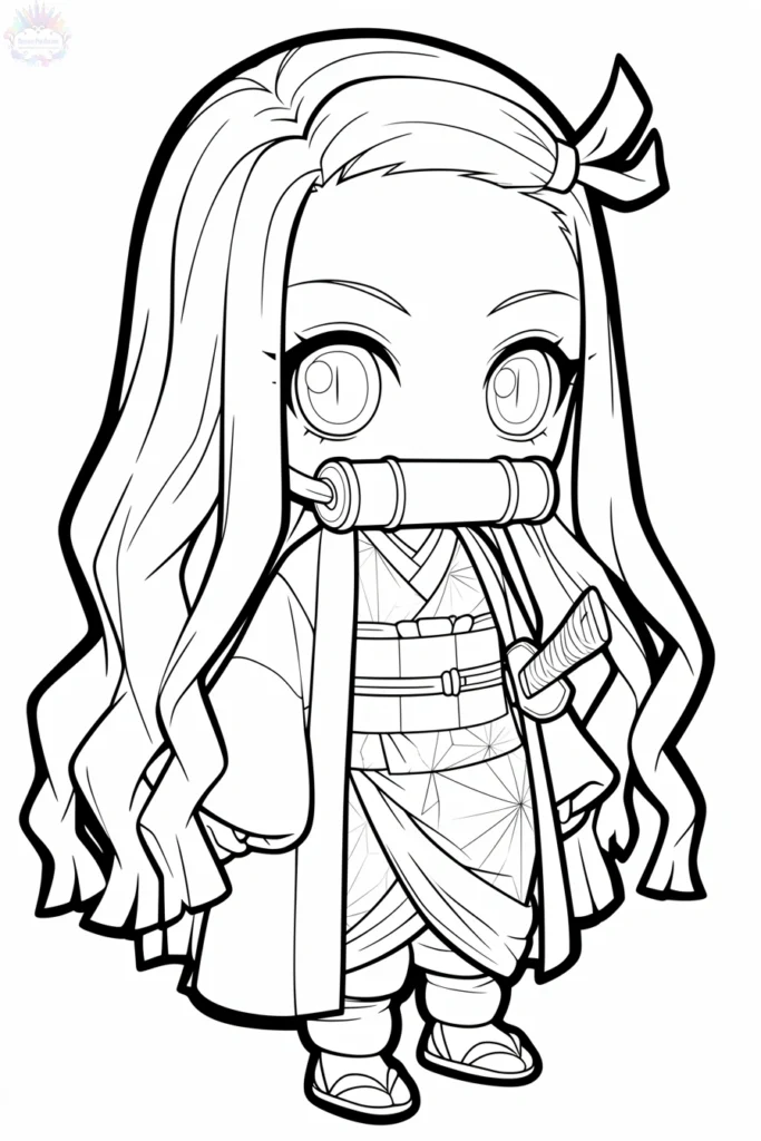 Coloriage Nezuko