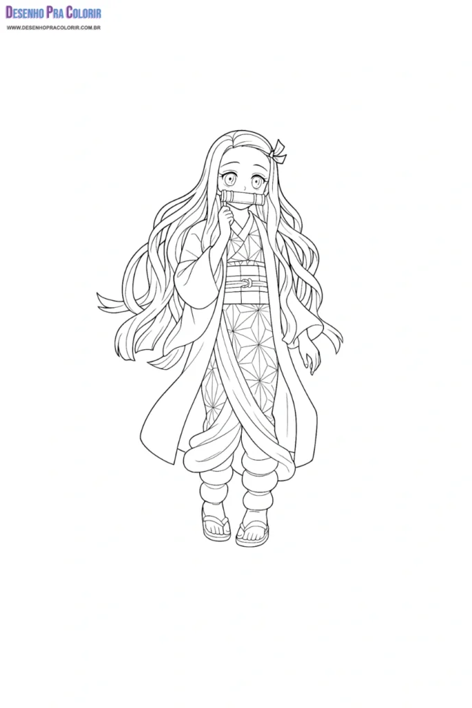 Coloriage Nezuko