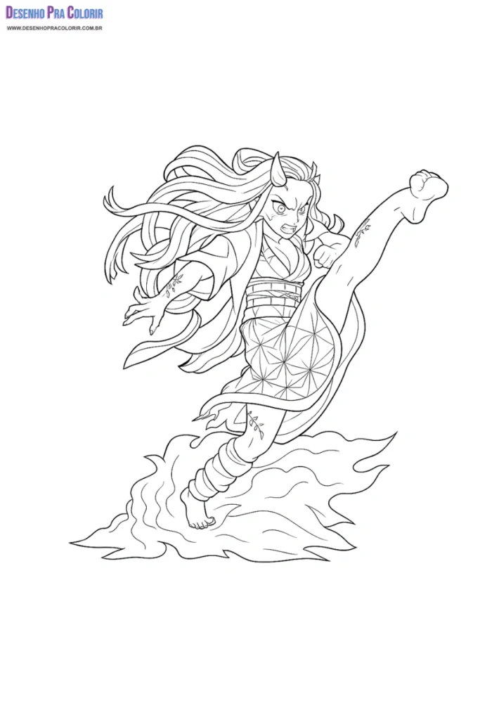 Coloriage Nezuko