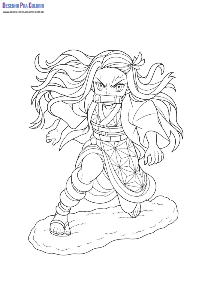 Coloriage Nezuko