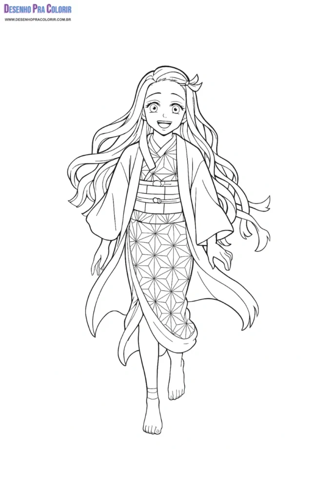 Coloriage Nezuko