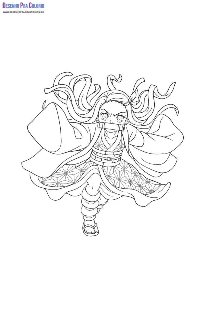 Coloriage Nezuko