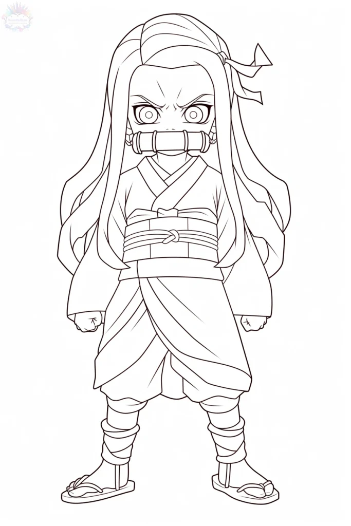 Coloriage Nezuko