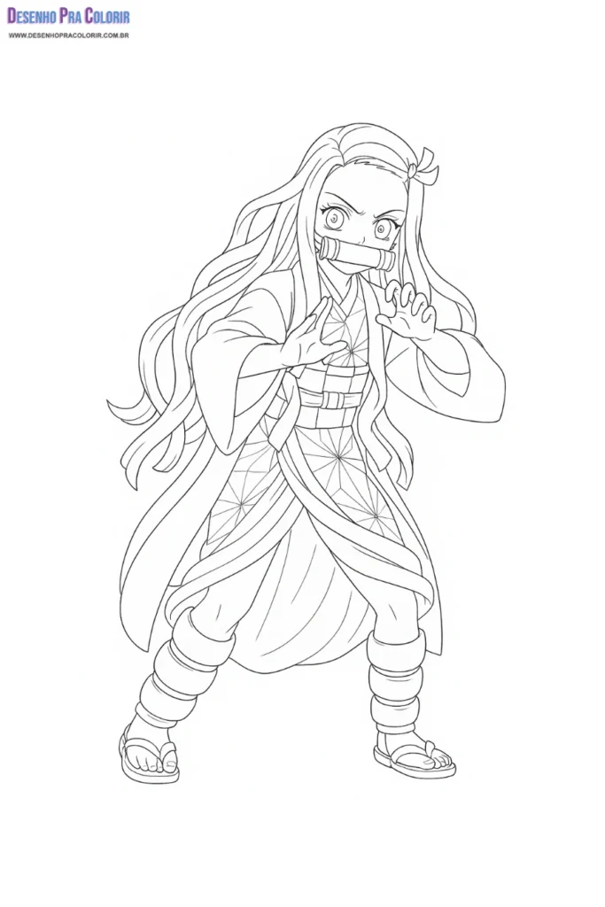 Coloriage Nezuko