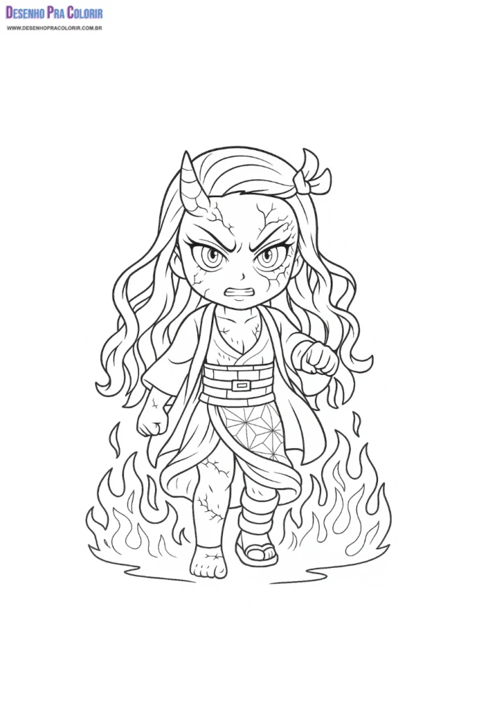 Coloriage Nezuko