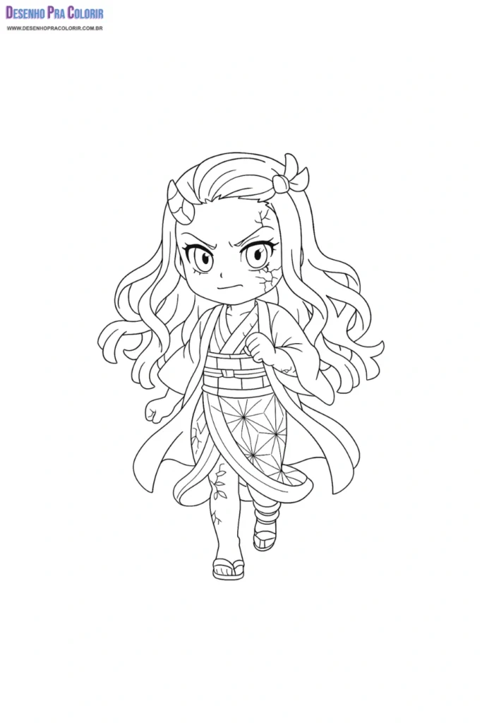Coloriage Nezuko
