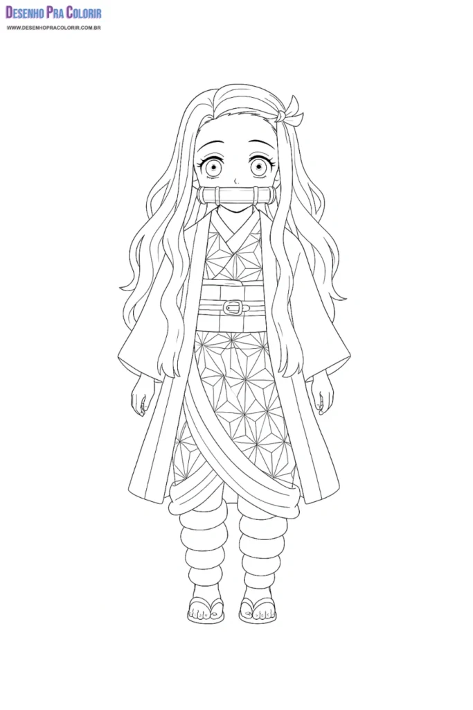 Coloriage Nezuko