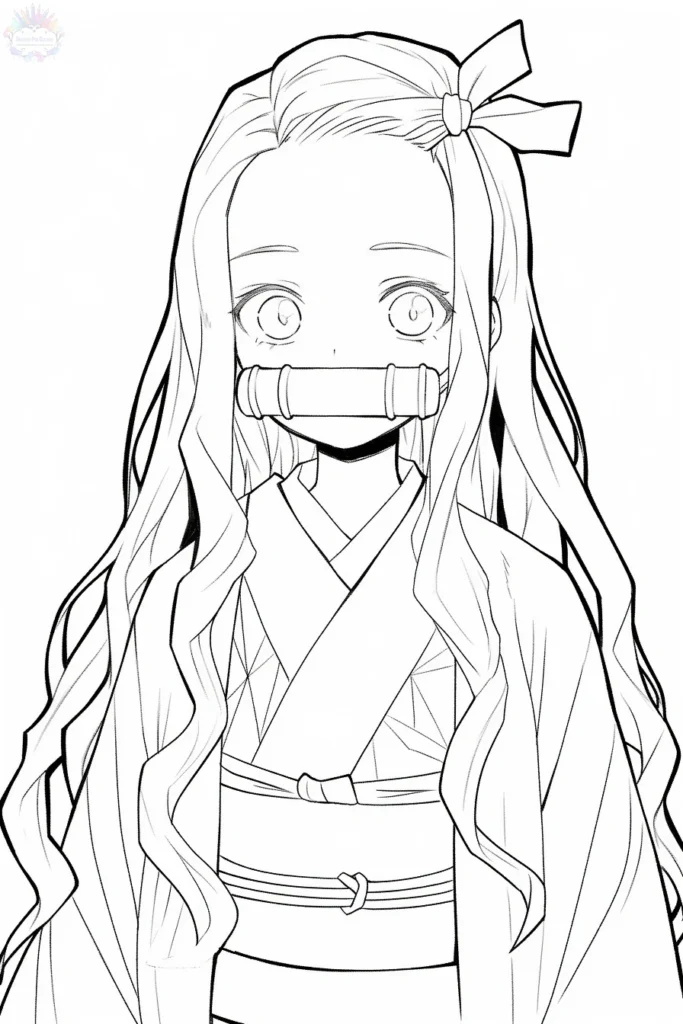Coloriage Nezuko
