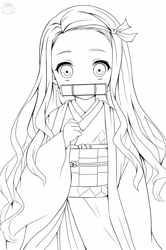 Coloriage Nezuko