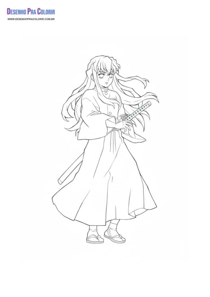 Demon Slayer Para Colorear