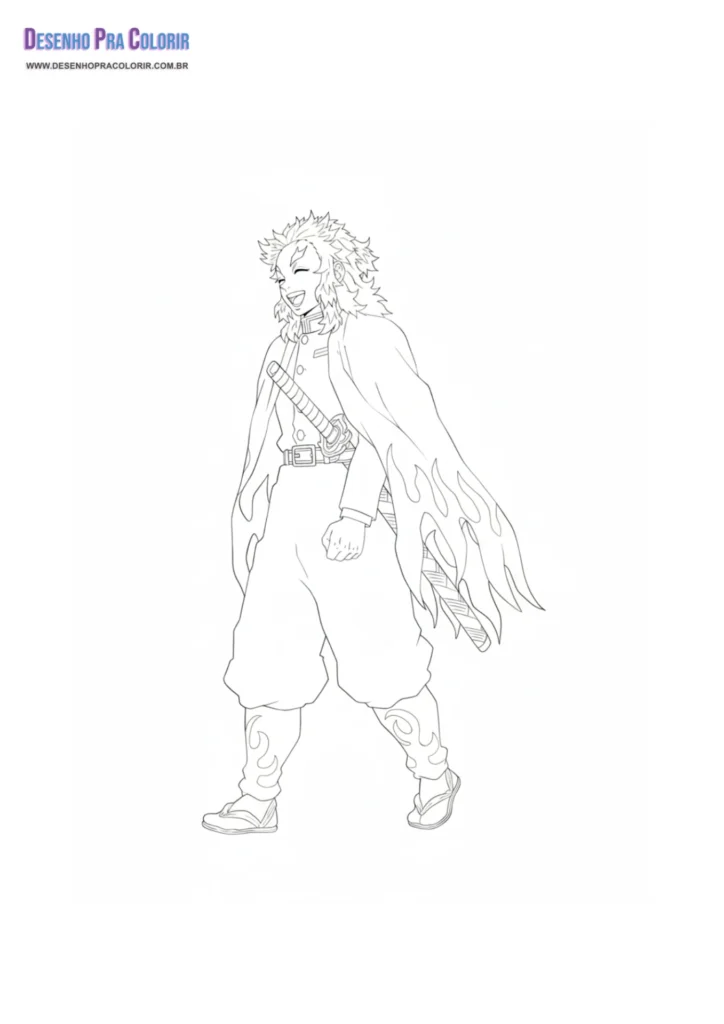 Demon Slayer Para Colorear