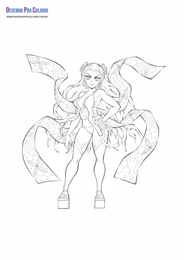 Demon Slayer Para Colorear