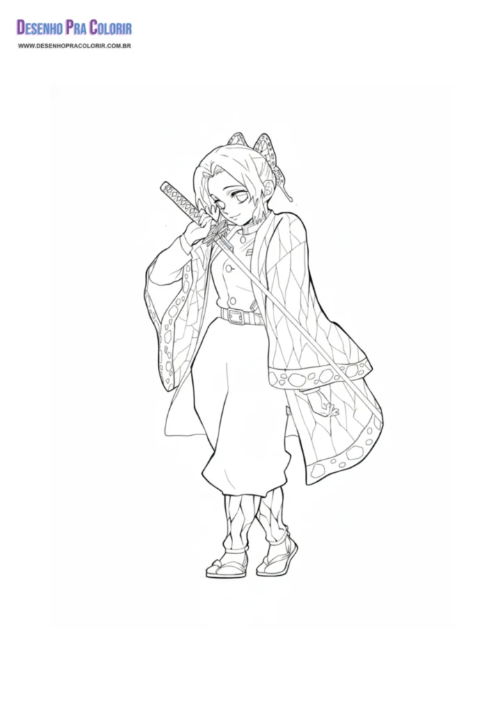 Demon Slayer Para Colorear
