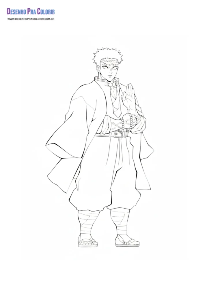 Demon Slayer Para Colorear