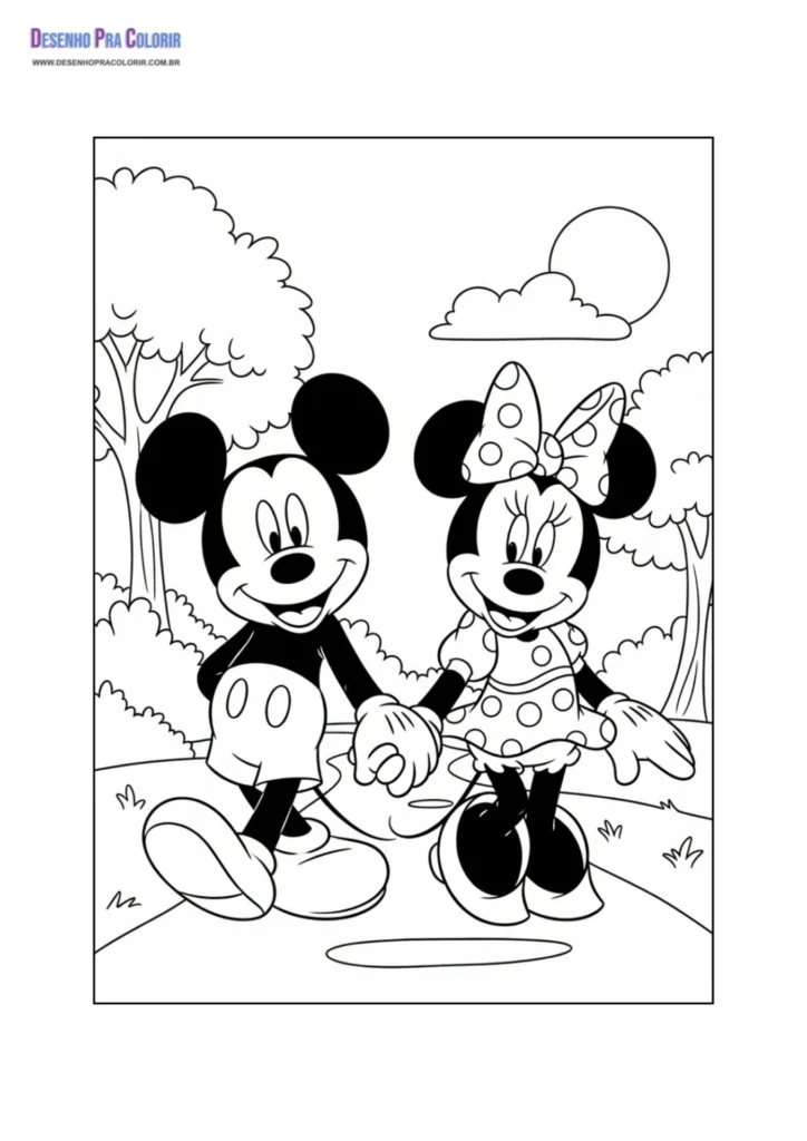 Dibujos de Mickey para Colorear