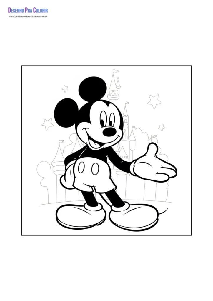 Dibujos de Mickey para Colorear