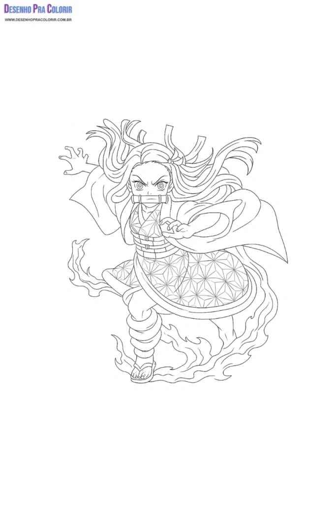 Dibujos de Nezuko para Colorear