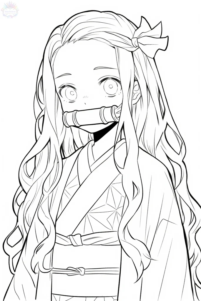 Dibujos de Nezuko para Colorear
