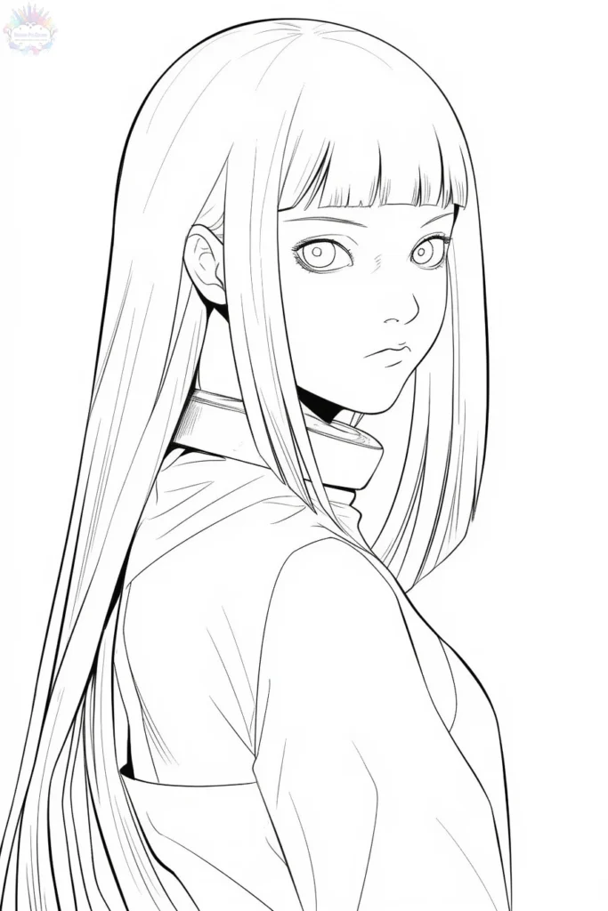 Hinata Hyuga Ausmalbilder