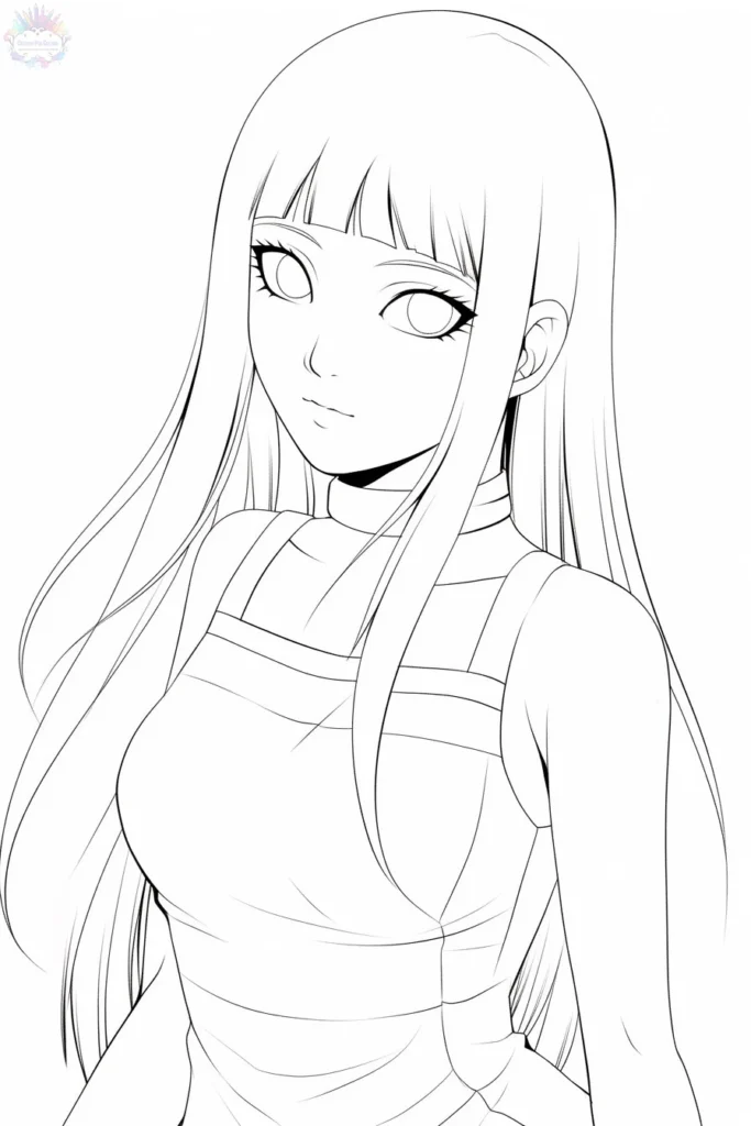 Hinata Hyuga Ausmalbilder