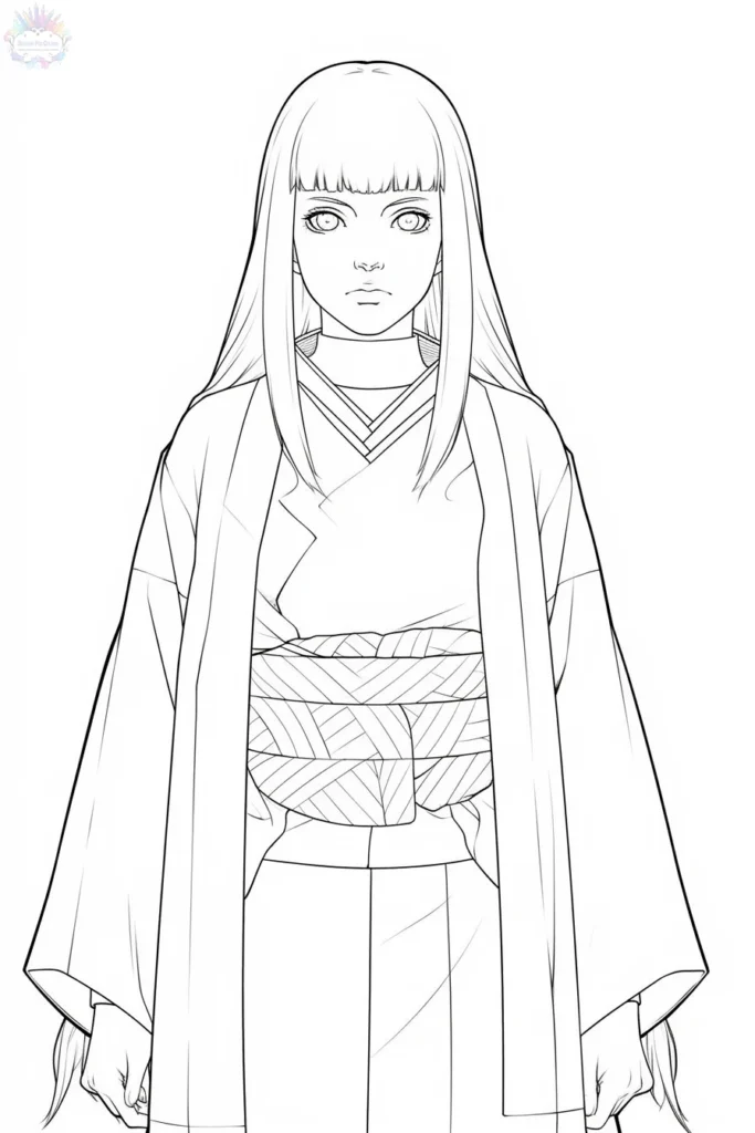 Hinata Hyuga Ausmalbilder