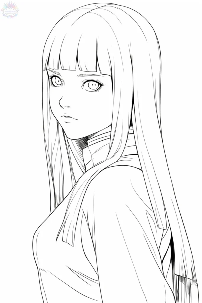 Hinata Hyuga Ausmalbilder
