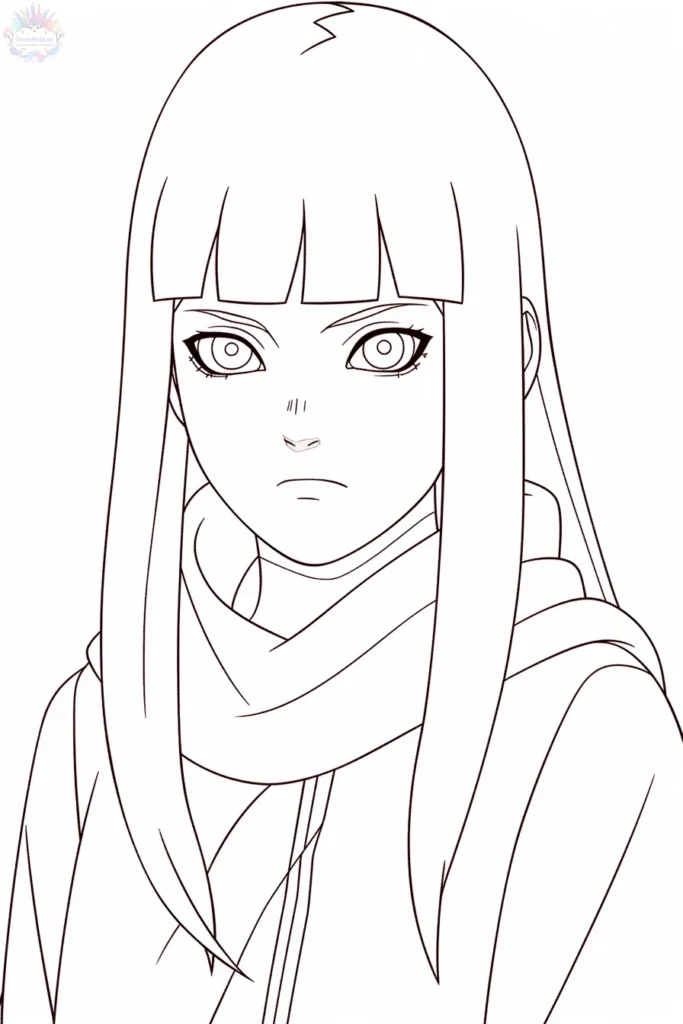 Hinata Hyuga Ausmalbilder