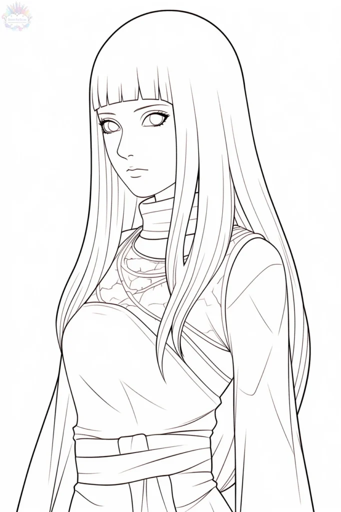 Hinata Hyuga Ausmalbilder