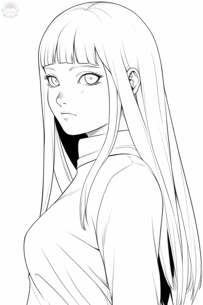 Hinata Hyuga Ausmalbilder