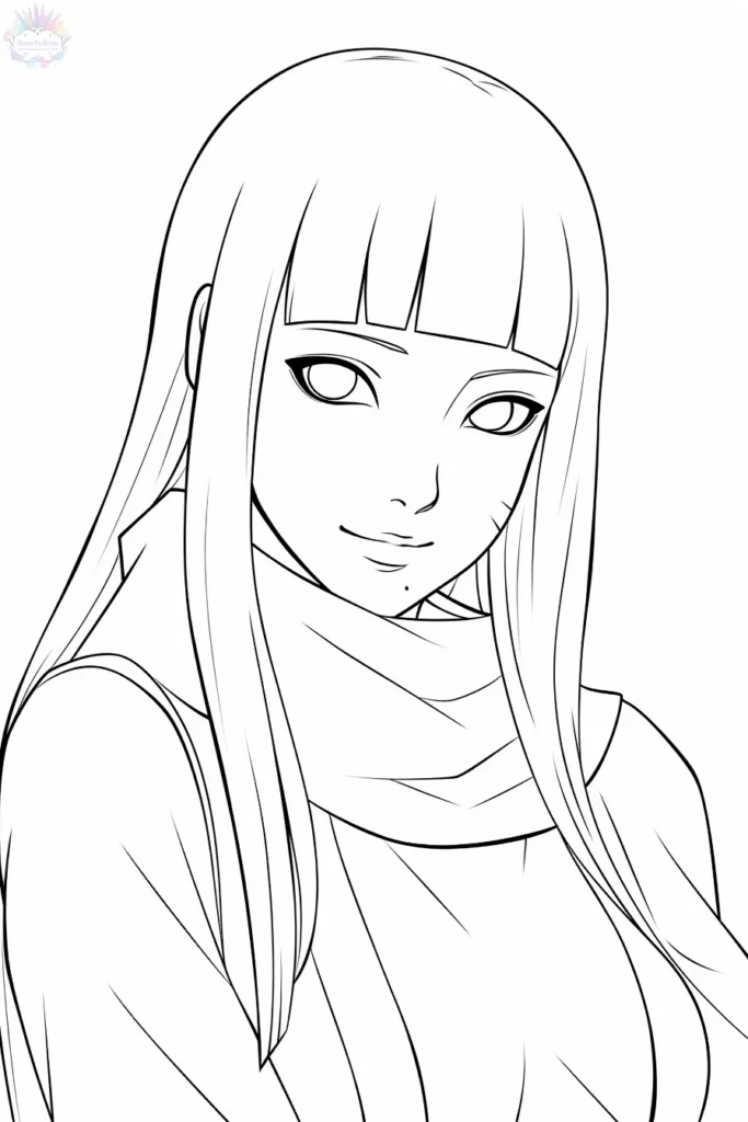 Hinata Hyuga Para Colorear