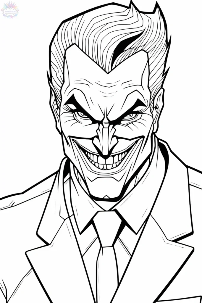 Joker Coloring Pages