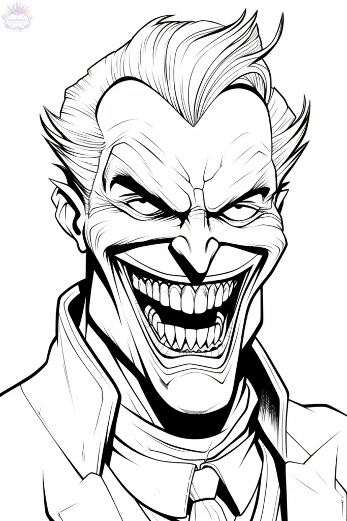 Joker Coloring Pages