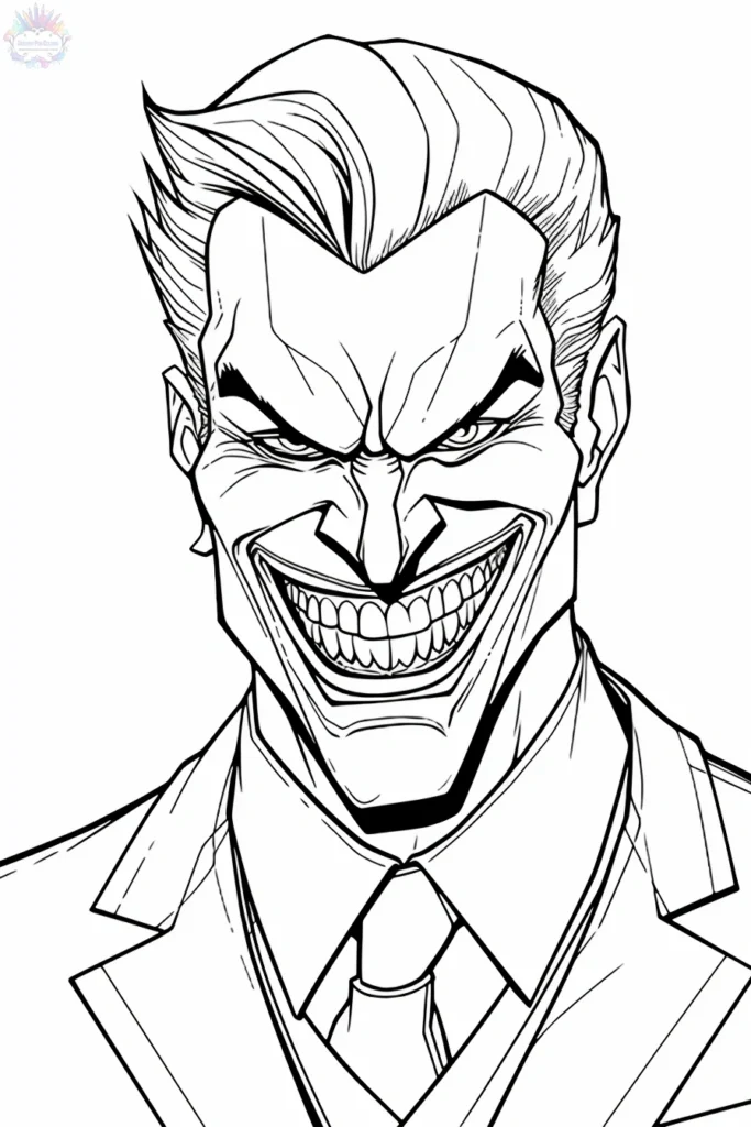 Joker Coloring Pages