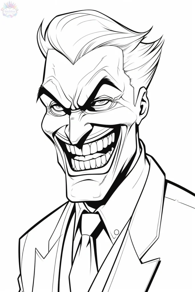 Joker Coloring Pages