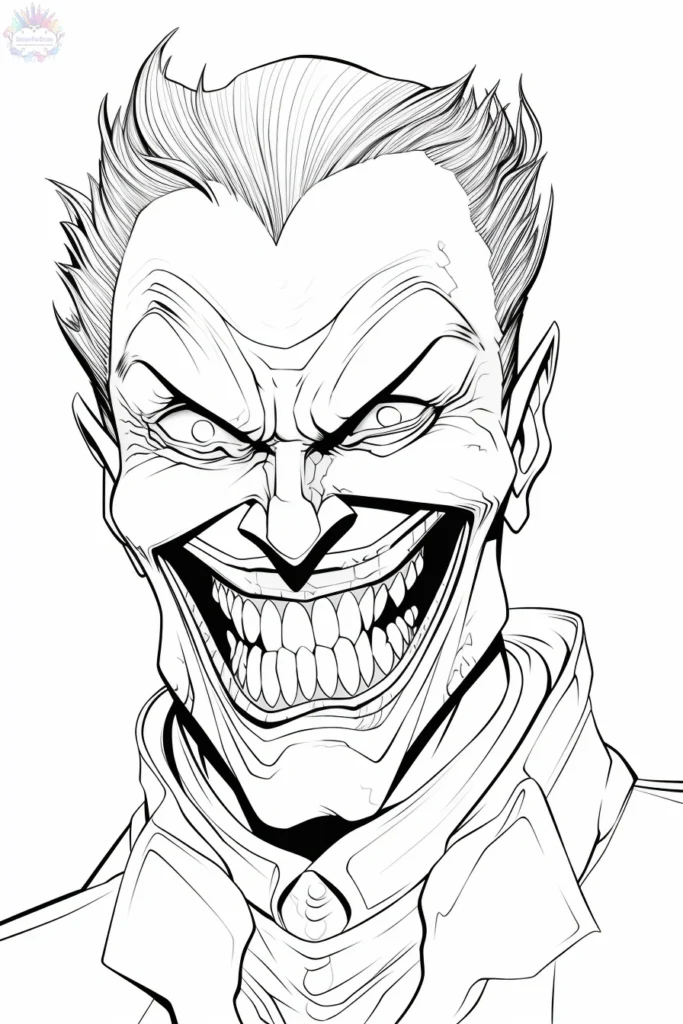 Joker Coloring Pages