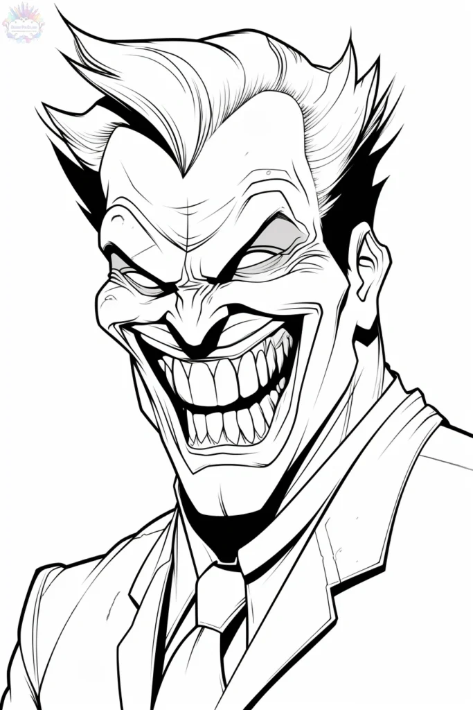 Joker Coloring Pages
