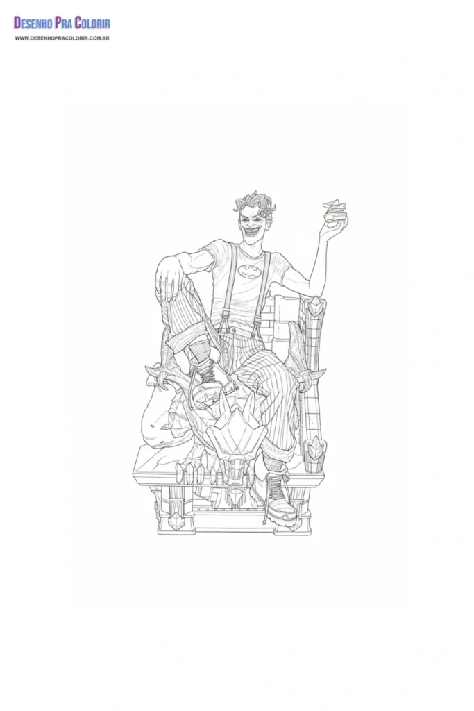 Joker Coloring Pages