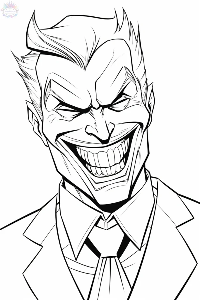 Joker Coloring Pages