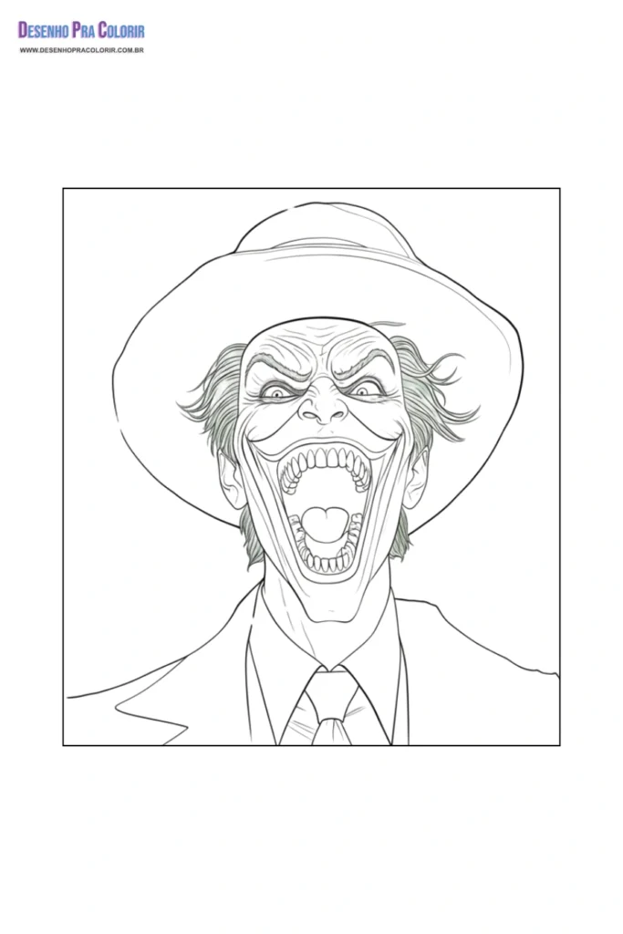 Joker Coloring Pages