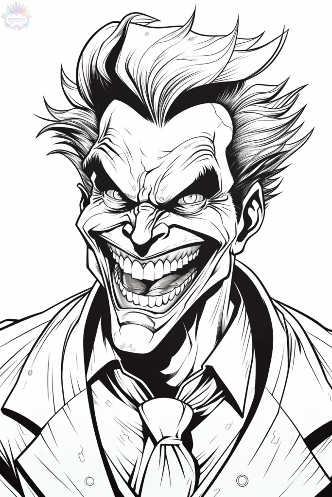 Joker Coloring Pages