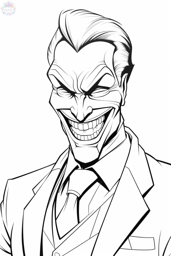 Joker Coloring Pages