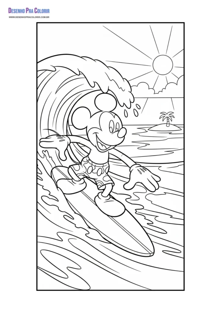 Mickey Coloring Pages