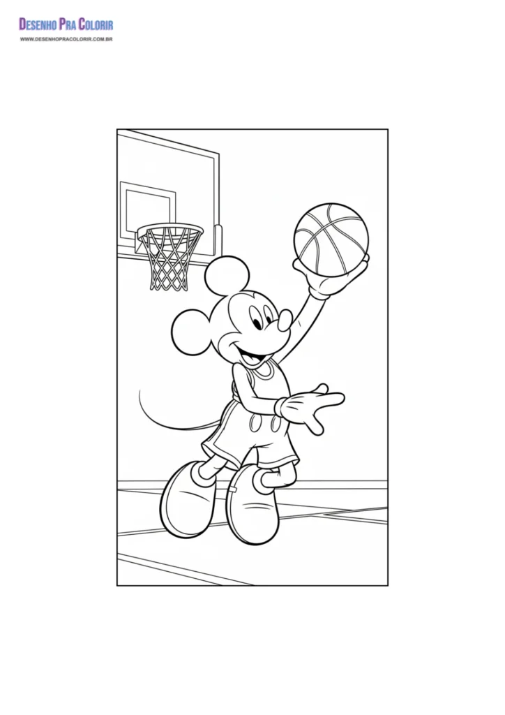 Mickey Coloring Pages
