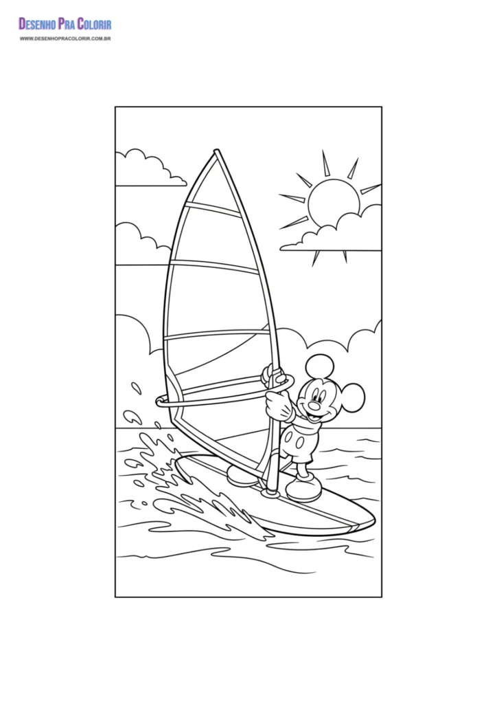 Mickey Coloring Pages