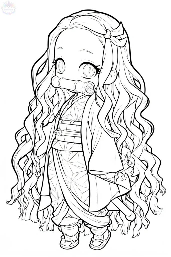 Nezuko Ausmalbilder