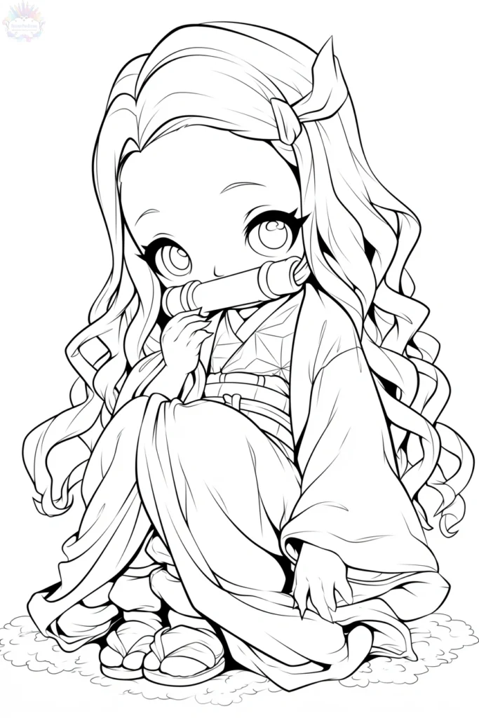 Nezuko Ausmalbilder